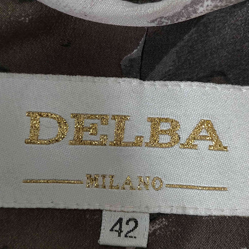 delba イタリア製 ステンカラーコート レディース 42