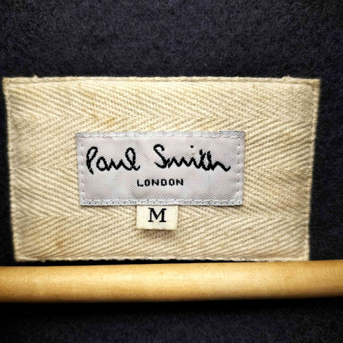 ポールスミス Paul Smith ウール ナイロン トグル フーデッド ダッフル コート メンズ import:M