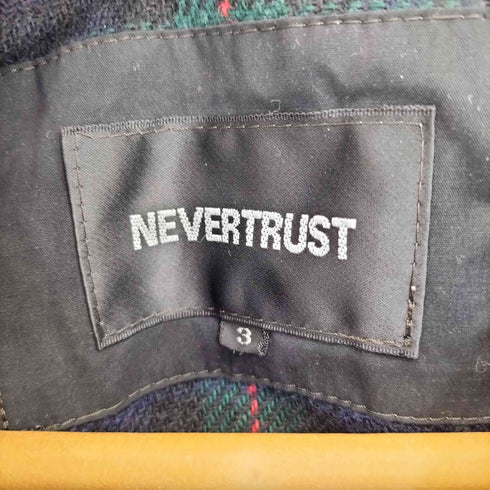 ネバートラスト NEVERTRUST 襟コーデュロイフロント刺繍コットンジャケット メンズ JPN:3