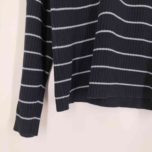 ボスヒューゴボス BOSS HUGO BOSS クルーネック ボーダー リブニット メンズ