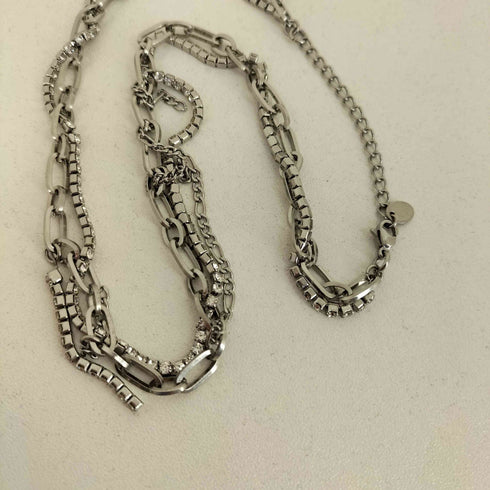 HYPNOTIZE MIX CHAIN NECKLACE レディース
