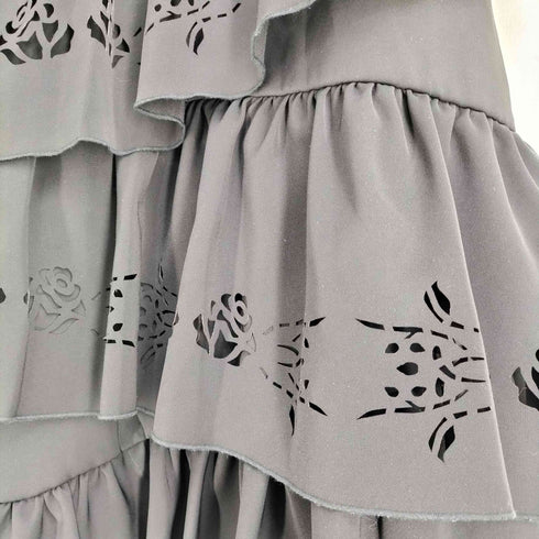 ハレ HARE ×Ado LASER CUT TIERED SKIRT レーザーカットティアードスカート レディース FREE