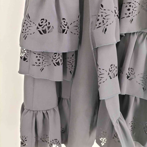ハレ HARE ×Ado LASER CUT TIERED SKIRT レーザーカットティアードスカート レディース FREE