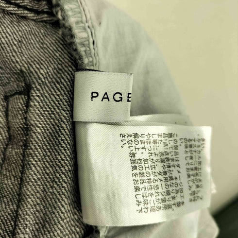 ページボーイ PAGEBOY 23ss ダメージクラシックデニム レディース 26M