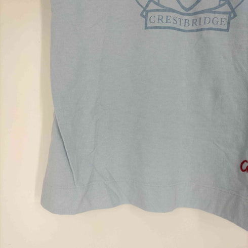 ブルーレーベルクレストブリッジ BLUE LABEL CRESTBRIDGE ロゴ プリント 刺繍 Tシャツ レディース 38