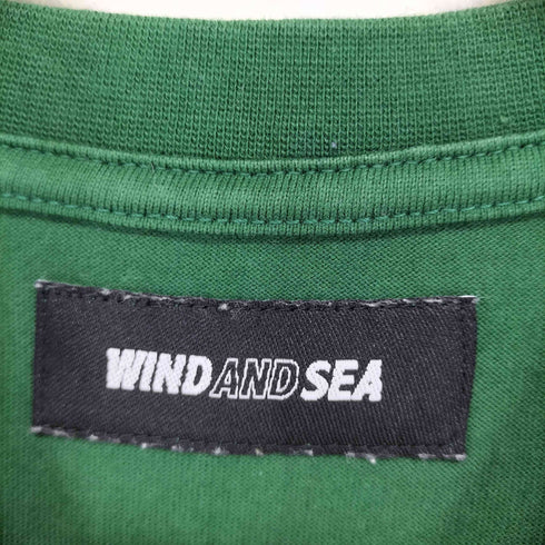 ウィンダンシー WIND AND SEA 21ss 両面ロゴプリント 半袖tシャツ カットソー メンズ JPN:M