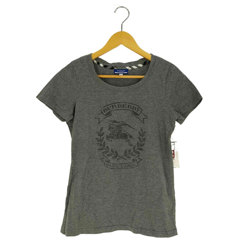 バーバリーブルーレーベル BURBERRY BLUE LABEL ロゴプリント Tシャツ レディース 38