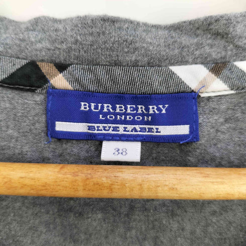 バーバリーブルーレーベル BURBERRY BLUE LABEL ロゴプリント Tシャツ レディース 38