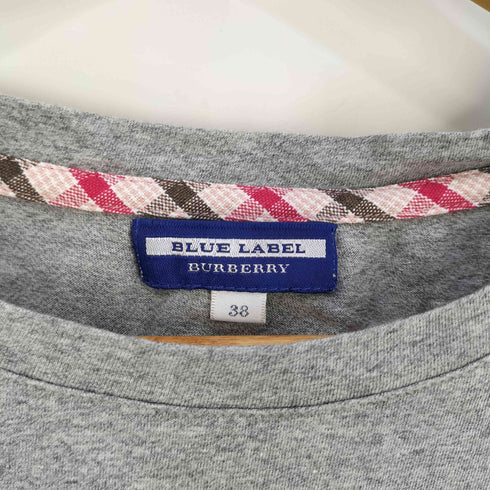 バーバリーブルーレーベル BURBERRY BLUE LABEL ロゴプリント ロングスリーブTシャツ レディース 38
