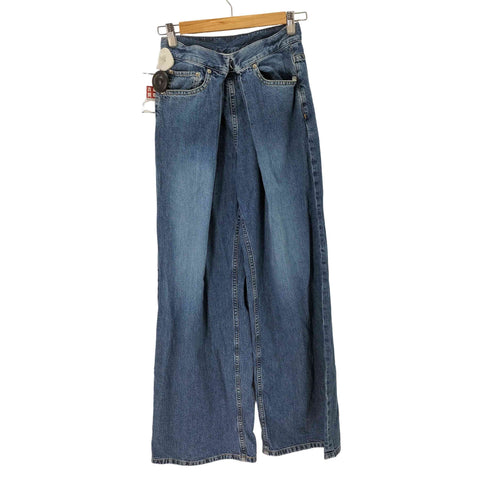 ジョンローレンスサリバン JOHN LAWRENCE SULLIVAN washed denim wide pants レディース JPN:S