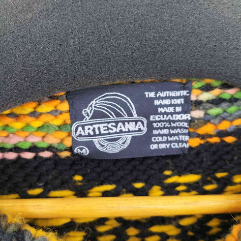 アルテサニア artesania ハンド ニット カーディガン メンズ import:M