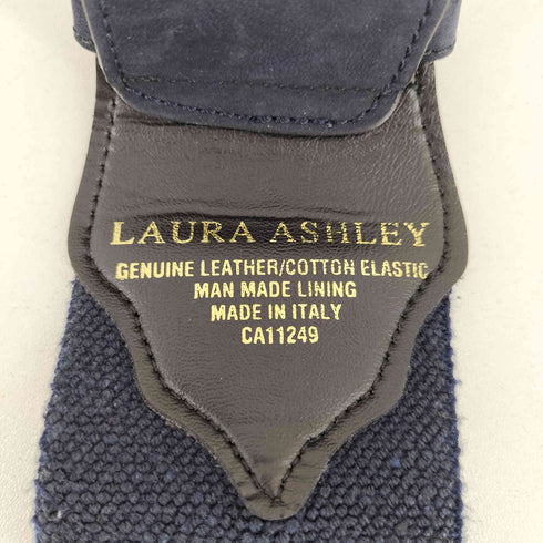 ローラアシュレイ LAURA ASHLEY MADE IN ITALY スウェード切り替えベルト メンズ