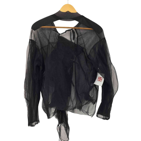 メゾンスペシャル MAISON SPECIAL 23AW 2way Tulle Frill Top レディース FREE