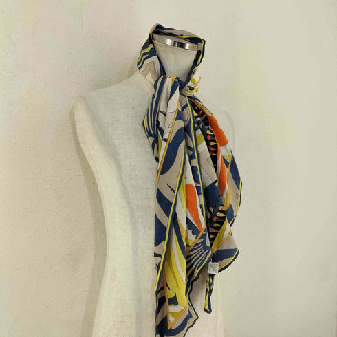エミリオプッチ EMILIO PUCCI 総柄 シルク スカーフ レディース