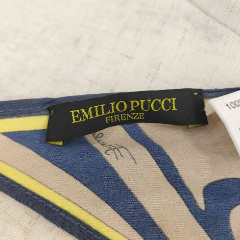 エミリオプッチ EMILIO PUCCI 総柄 シルク スカーフ レディース