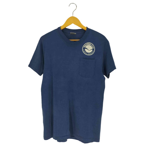オニータ ONEITA 90s USA製 シングルステッチ ロゴプリント ポケット Tシャツ メンズ import:M