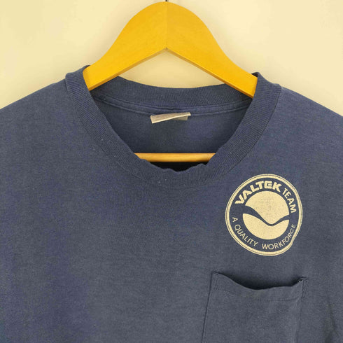 オニータ ONEITA 90s USA製 シングルステッチ ロゴプリント ポケット Tシャツ メンズ import:M