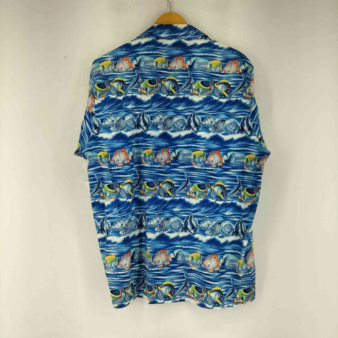 USA製 フィッシュ柄 S/S シャツ メンズ JPN:L