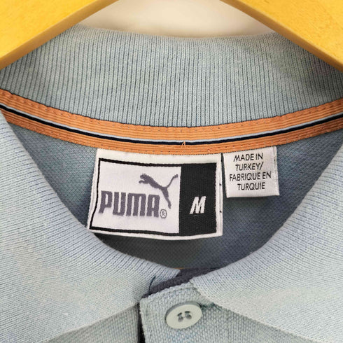 プーマ PUMA トルコ製 刺繍タグ ロゴ刺繍 ポロシャツ メンズ import:M