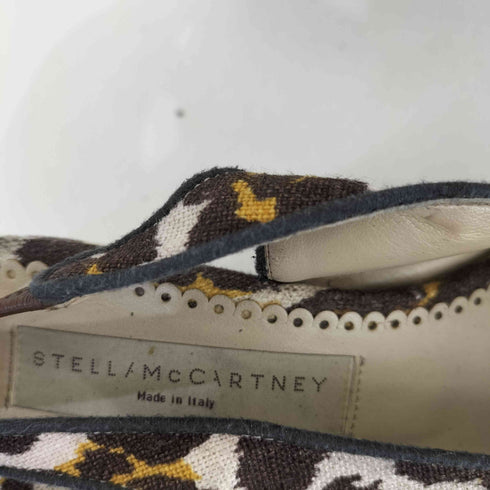 ステラマッカートニー STELLA McCARTNEY レオパードウェッジソールサンダル レディース