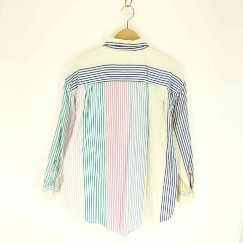 DENIM CHIC マルチカラー ストライプ コットン L/S シャツ メンズ FREE