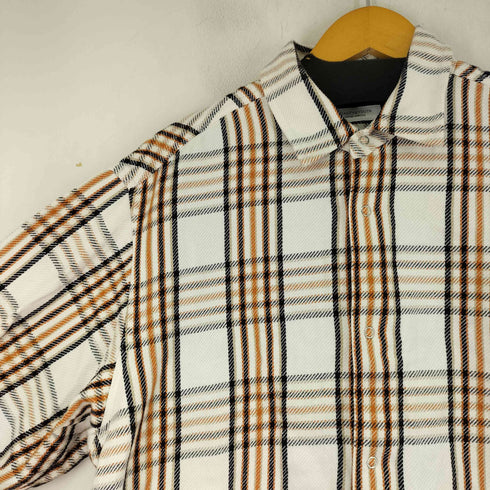 ビューティーアンドユースユナイテッドアローズ BEAUTY & YOUTH UNITED ARROWS ヘビーツイル チェック ビッグシルエット シャツ メンズ JPN:M