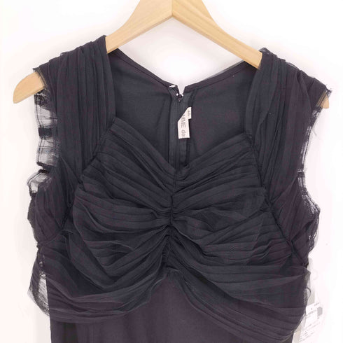 コムデギャルソン COMME des GARCONS AD2004 04AW Dark Romance ダークロマンス期 archives チュール装飾 ノースリーブ ワンピース レディース