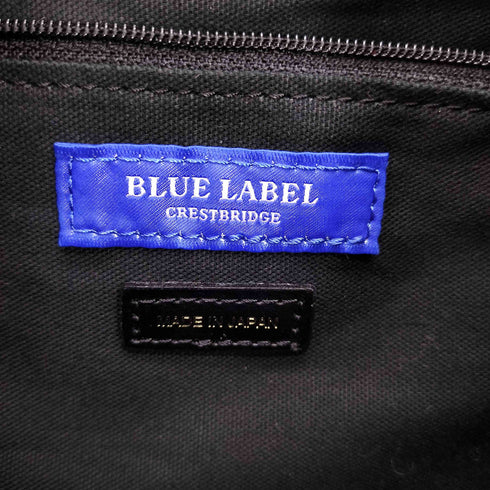 ブルーレーベルクレストブリッジ BLUE LABEL CRESTBRIDGE ロゴ レザー ノバチェック 巾着 ショルダー バッグ レディース
