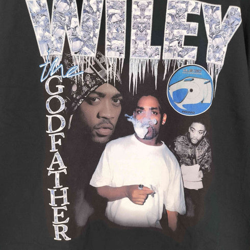 GODFATHER ラッパー プリント S/S クルーネック Tシャツ メンズ import:XL