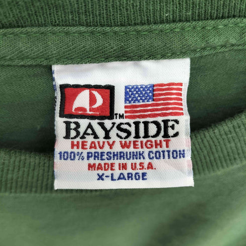 ベイサイド BAYSIDE 90-00S USA製 CAMPANDGOSLOW 両面プリント ポケット S/S クルーネック Tシャツ メンズ import:XL