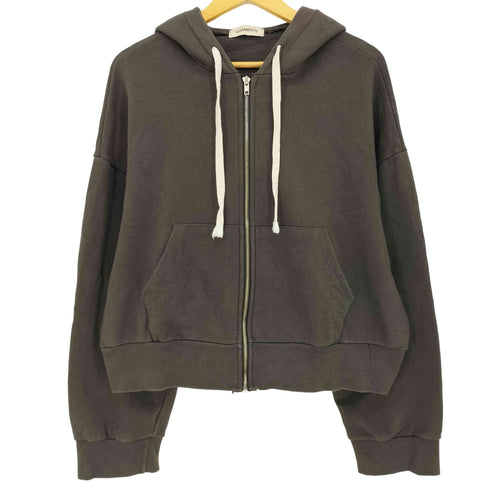 GARMENTS 短丈 ジップアップフーディ メンズ