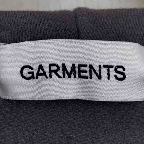 GARMENTS 短丈 ジップアップフーディ メンズ
