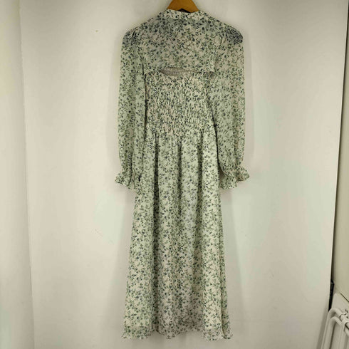 トッコクローゼット tocco closet シャーリングキャンディースリーブフラワープリントワンピース レディース JPN:M