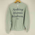 ノーマニュアル NOMANUAL SEEKING HUMAN KINDNESS スウェット メンズ