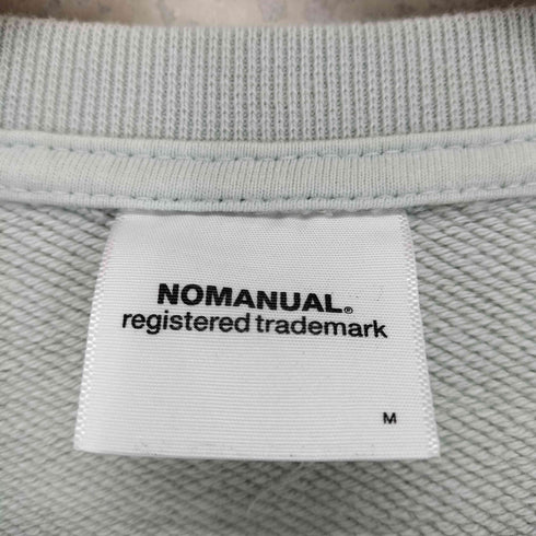 ノーマニュアル NOMANUAL SEEKING HUMAN KINDNESS スウェット メンズ