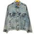 リーバイス Levis 88年 USA製 70507-0219 ケミカルウォッシュ デニムトラッカージャケット メンズ import:L