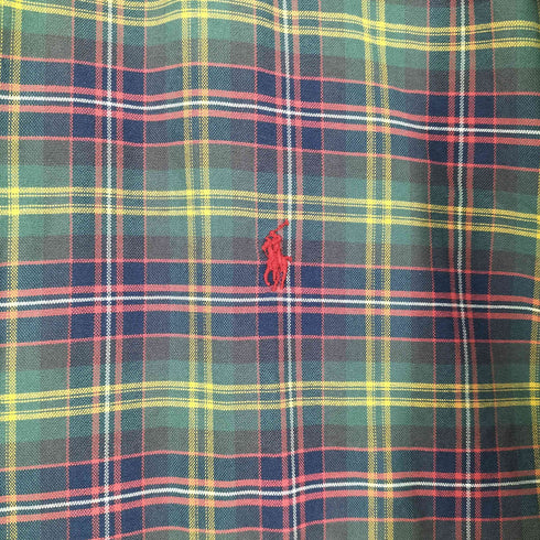 ラルフローレン RALPH LAUREN CLASSIC FIT チェックボタンダウンシャツ メンズ XLT