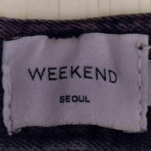 WEEKEND SEOUL ワイド ブラックデニムパンツ メンズ S