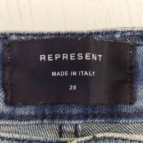 リプレゼント REPRESENT イタリア製 ダメージスキニーデニム メンズ 28