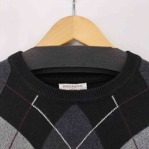 ドッカーズ DOCKERS 90S アーガイル柄アクリルニット メンズ JPN:L