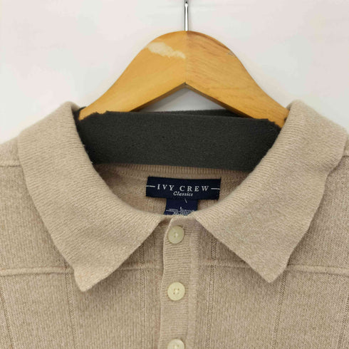 アイビークルー IVY CREW アクリルニットポロシャツ メンズ JPN:L
