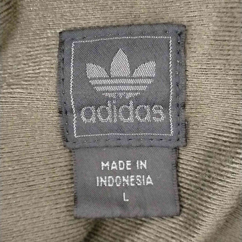 アディダス adidas 00s 万国旗タグ ロゴ刺繍 バンドカラートラックジャケット メンズ import:L