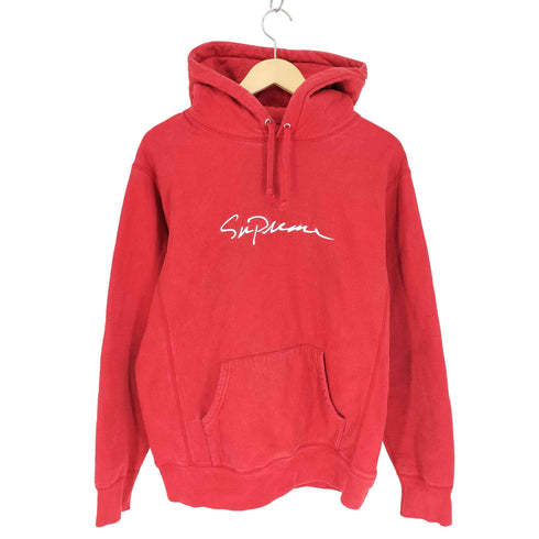 シュプリーム Supreme 18AW Classic Script Hooded クラシック スクリプト フーディー パーカー メンズ import:L