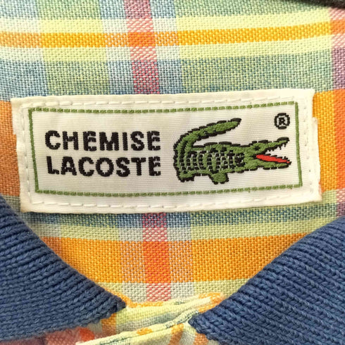 シュミーズラコステ CHEMISE LACOSTE マドラスチェックシャツ メンズ 5