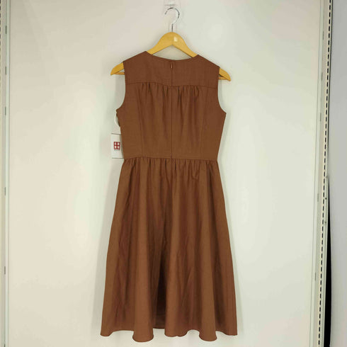 マッキントッシュフィロソフィー MACKINTOSH PHILOSOPHY ノースリーブ ギャザーワンピース レディース 38