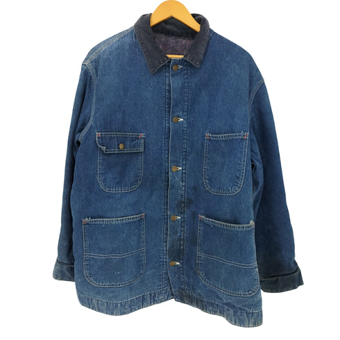 シアーズ Sears 70S~80S WORK OUTERWEAR 裏地ブランケット デニムカバーオール メンズ