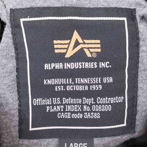 アルファインダストリーズ ALPHA INDUSTRIES メンズ JPN:L