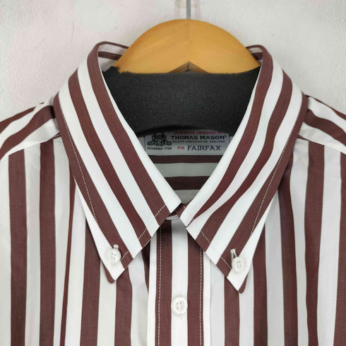 トーマスメイソンフォーフェアファクス THOMAS MASON for FAIRFAX ストライプロングスリーブシャツ メンズ LL