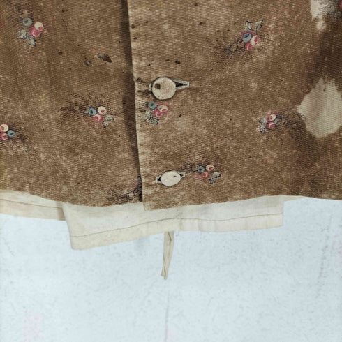 1800年 舞台衣装 アンティーク 花柄ベスト メンズ