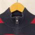 ノーティカ NAUTICA 90S ロゴ刺繍ボーダーハーフジップニット メンズ JPN:M